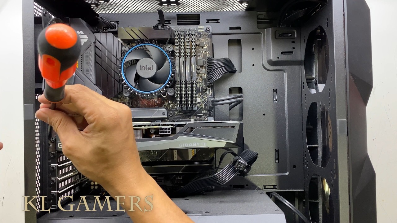 intel Core i7 12700 ASUS TUF GAMING B660-PLUS WIFI D4 RTX3060 Gaming PC Vacuum Clean Dust