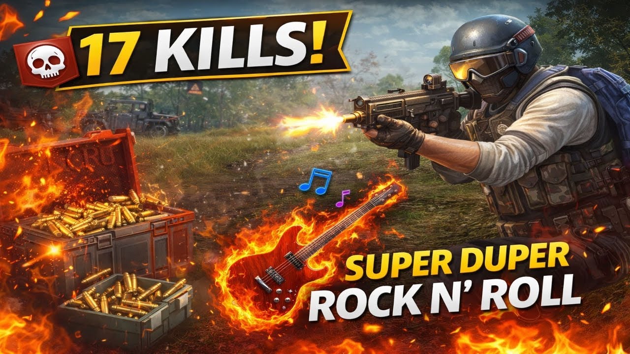 17 Kills & Super Duper Rock N’ Roll 🔥 | Crazy ScarFall Gameplay
