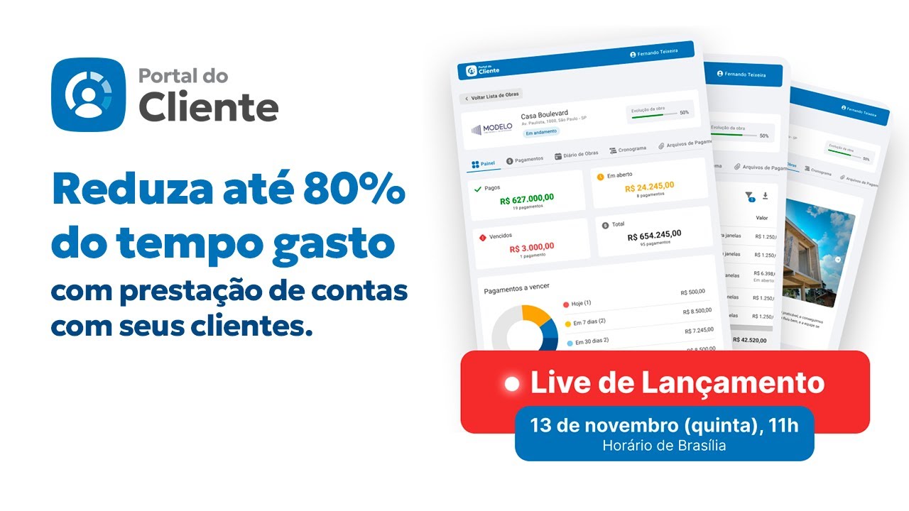 Live de Lan&ccedil;amento - Portal do Cliente | Mais Controle