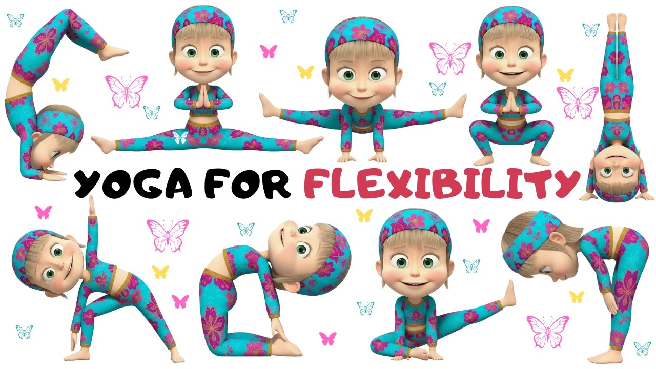 Easy Lying Down Yoga for Kids ✨ Perfect for Flexibility & Relaxation | Yoga For Children | #yoga