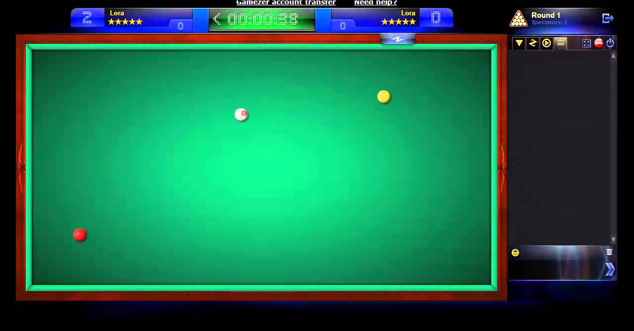 Carom 8-0 break 