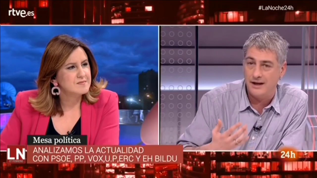 Intervenciones de Oskar Matute en el debate político de ‘La Noche en 24 horas’