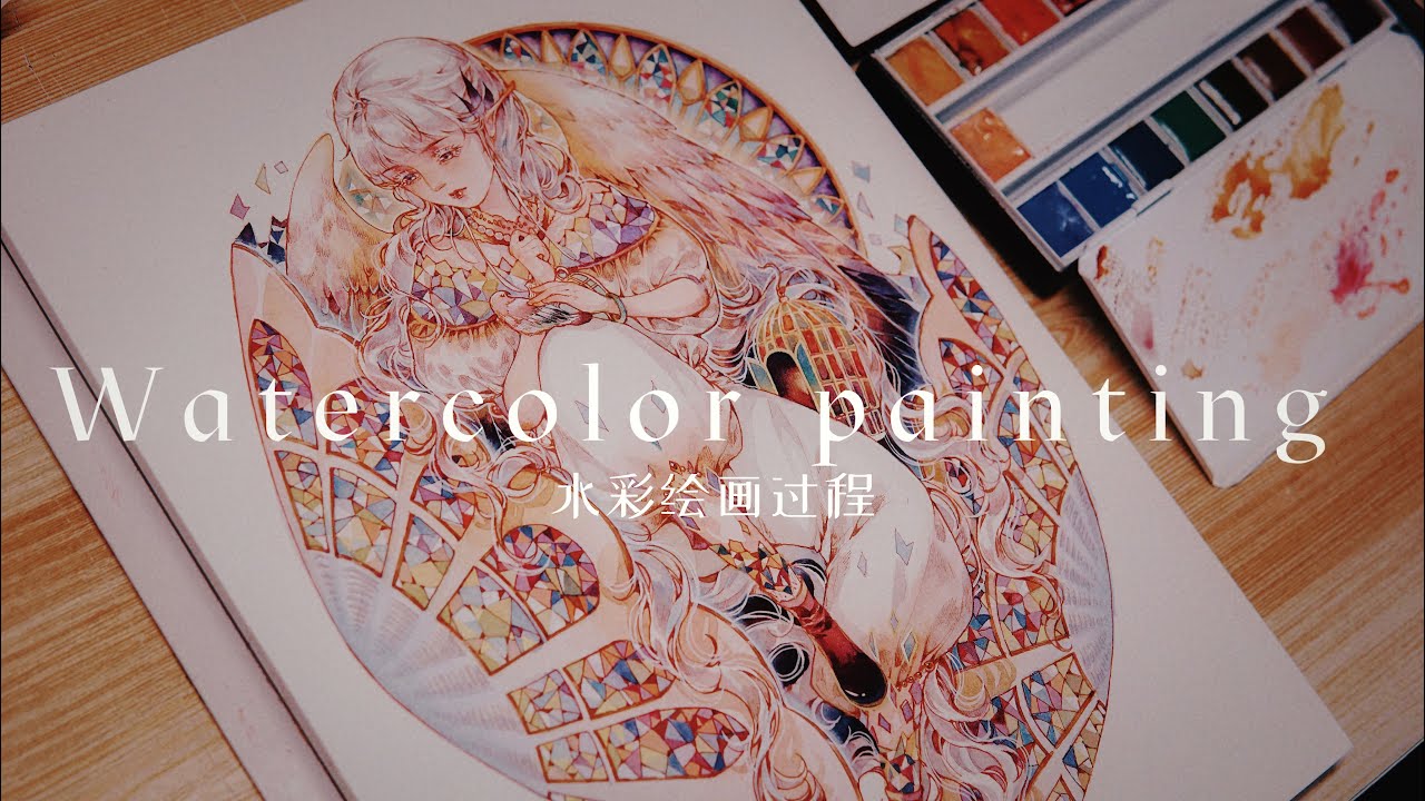 【绘画过程】——《触碰》