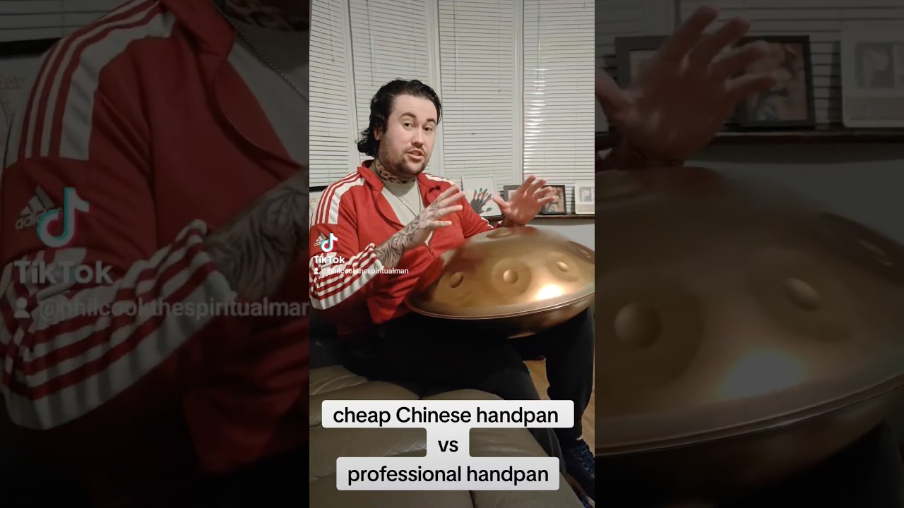 cheap Chinese handpan vs professional handpan#handpan #harrypotter #harrypotter  #handpanmusic