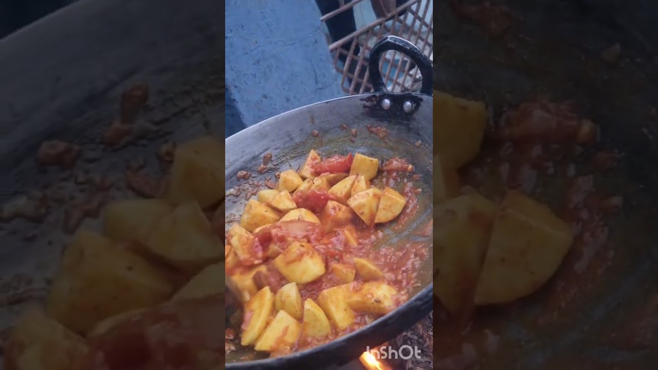 Aaj Banane Aalu tamatar matar ki sabji kitni testi hai Shahar ka comment kare like Karen share Karen