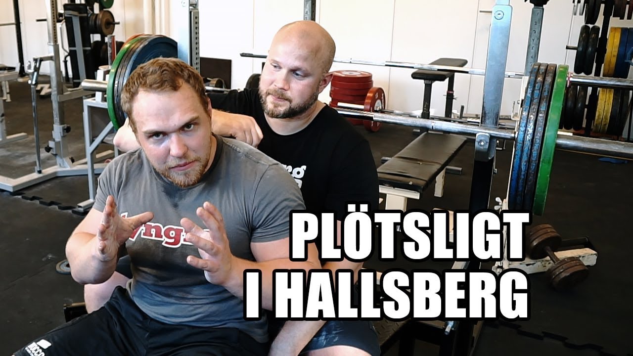 Pl&ouml;tsligt i Hallsberg: Philip sl&aring;r b&auml;nkpress-pb hos Josef Eriksson