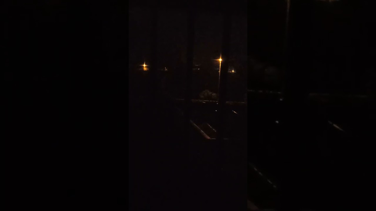 Noche de lluvia y aguaceros en la llanura manchega de Manzanares. Vídeo relajante 5 febrero 2026 