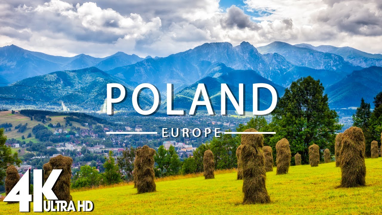 ПОЛЕТ НАД ПОЛЬШЕЙ (4K UHD) — Расслабляющая музыка и красивые видеоролики о природе — 4K Video Ultra