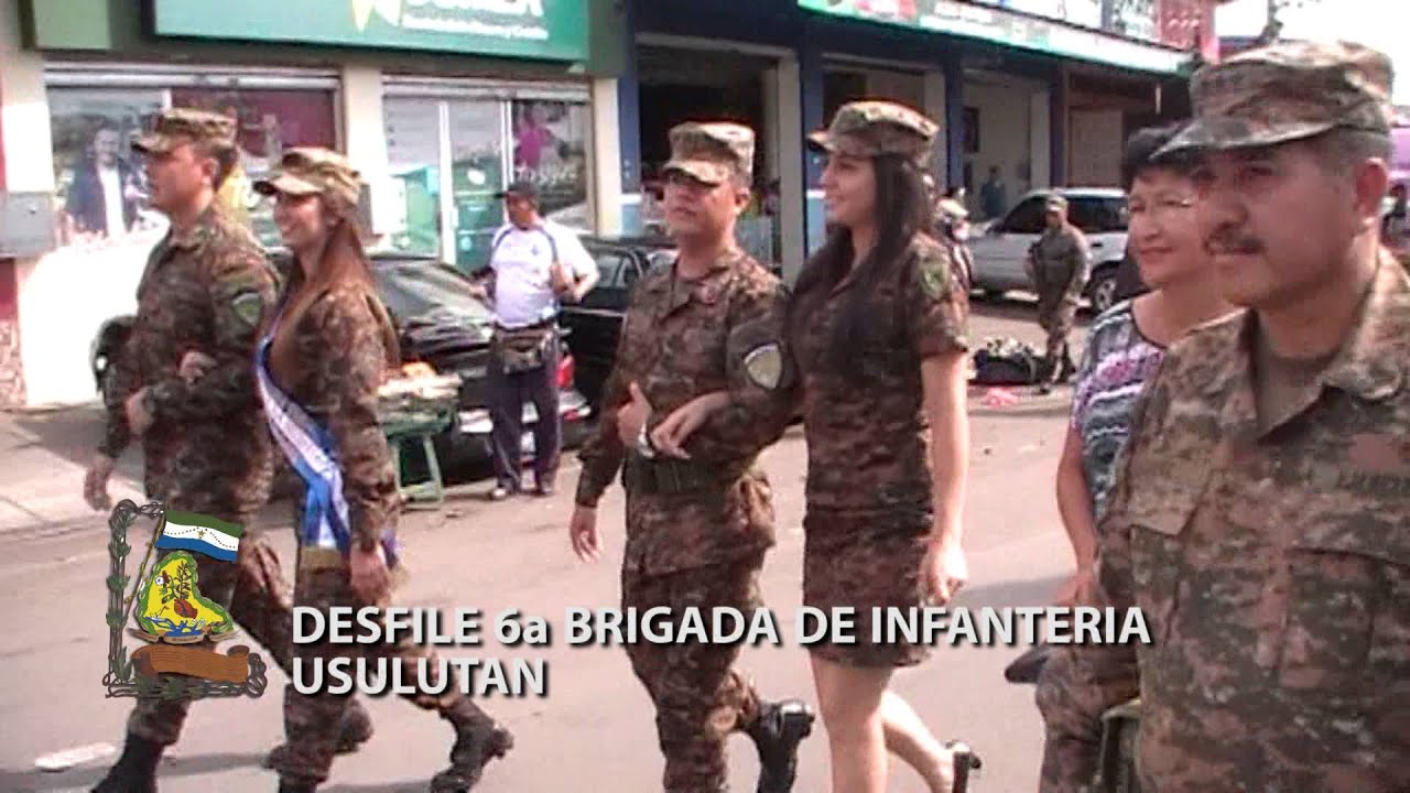 Desfile 6a Brigada de Infantería Usulután