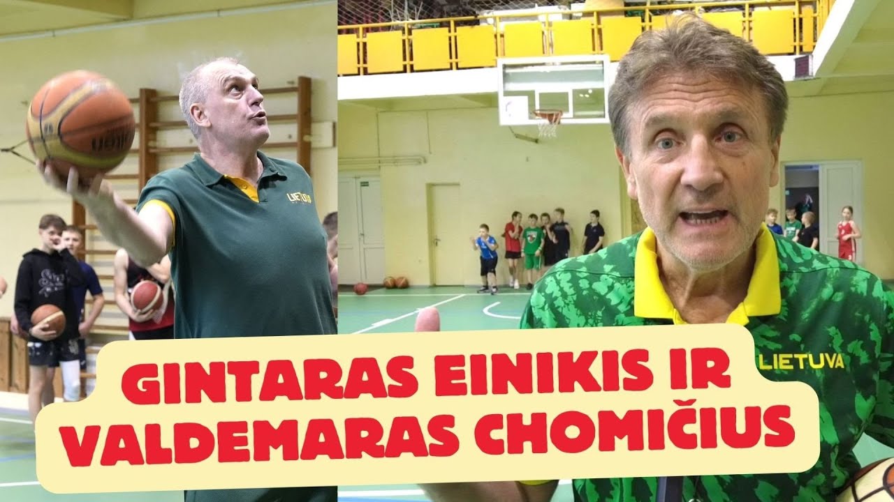 Valdemaras Chomičius ir Gintaras Einikis Igliaukoje, Marijampolės r. V&scaron;į Krep&scaron;inio broliai