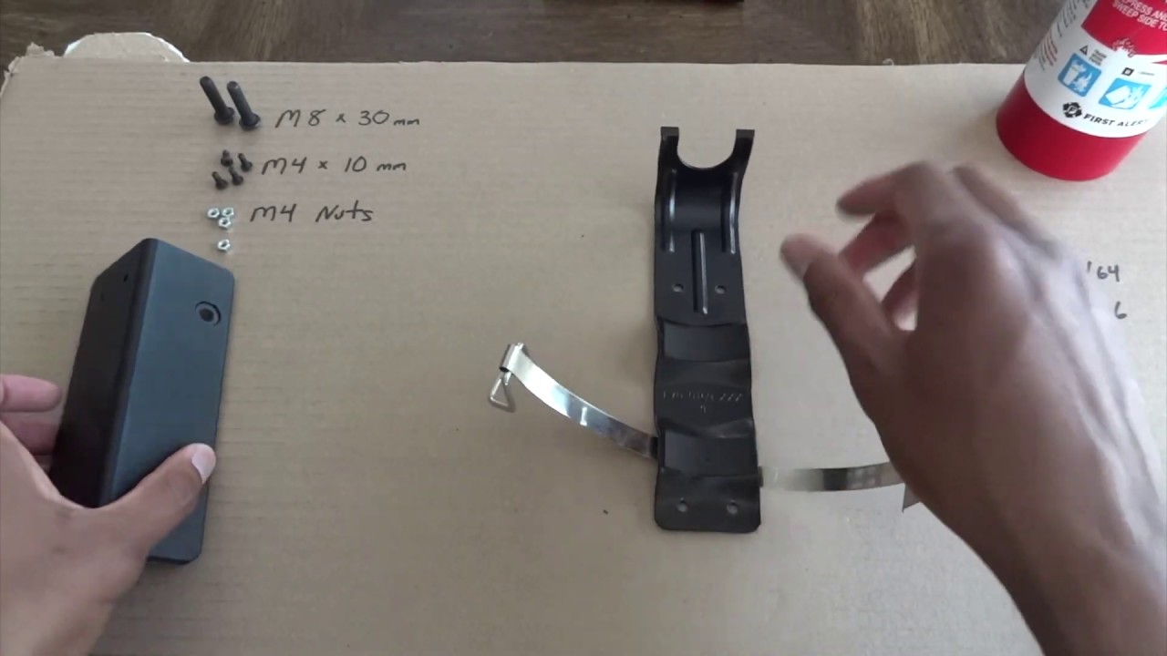 Jeep JL 3D Printed Fire Extinguisher Mount - Assembly and Installation