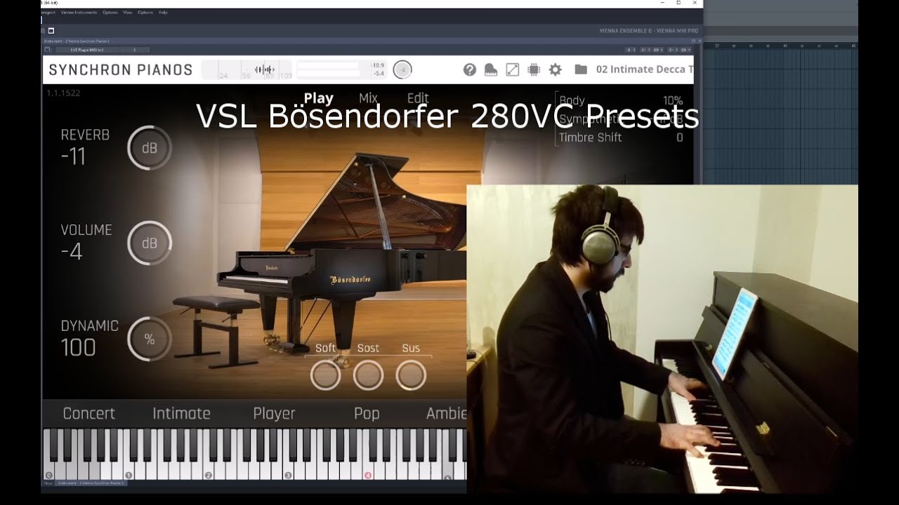 VSL Synchron Bösendorfer 280VC Preset Demonstration - Playing only!