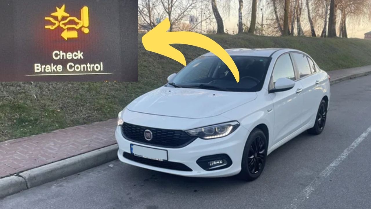 Предупреждение «Проверьте систему управления тормозами» в Fiat Tipo