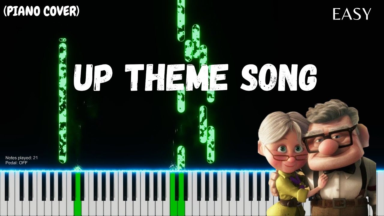 DISNEY UP THEME (FULL EASY PIANO)