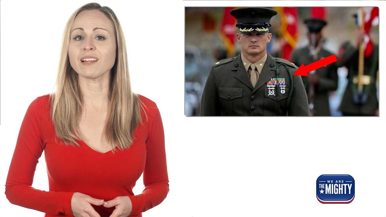 Why some Marines wear a green rope