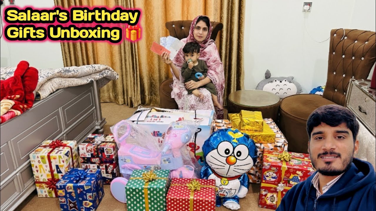 Salaar's Birthday Gifts Unboxing 🎁