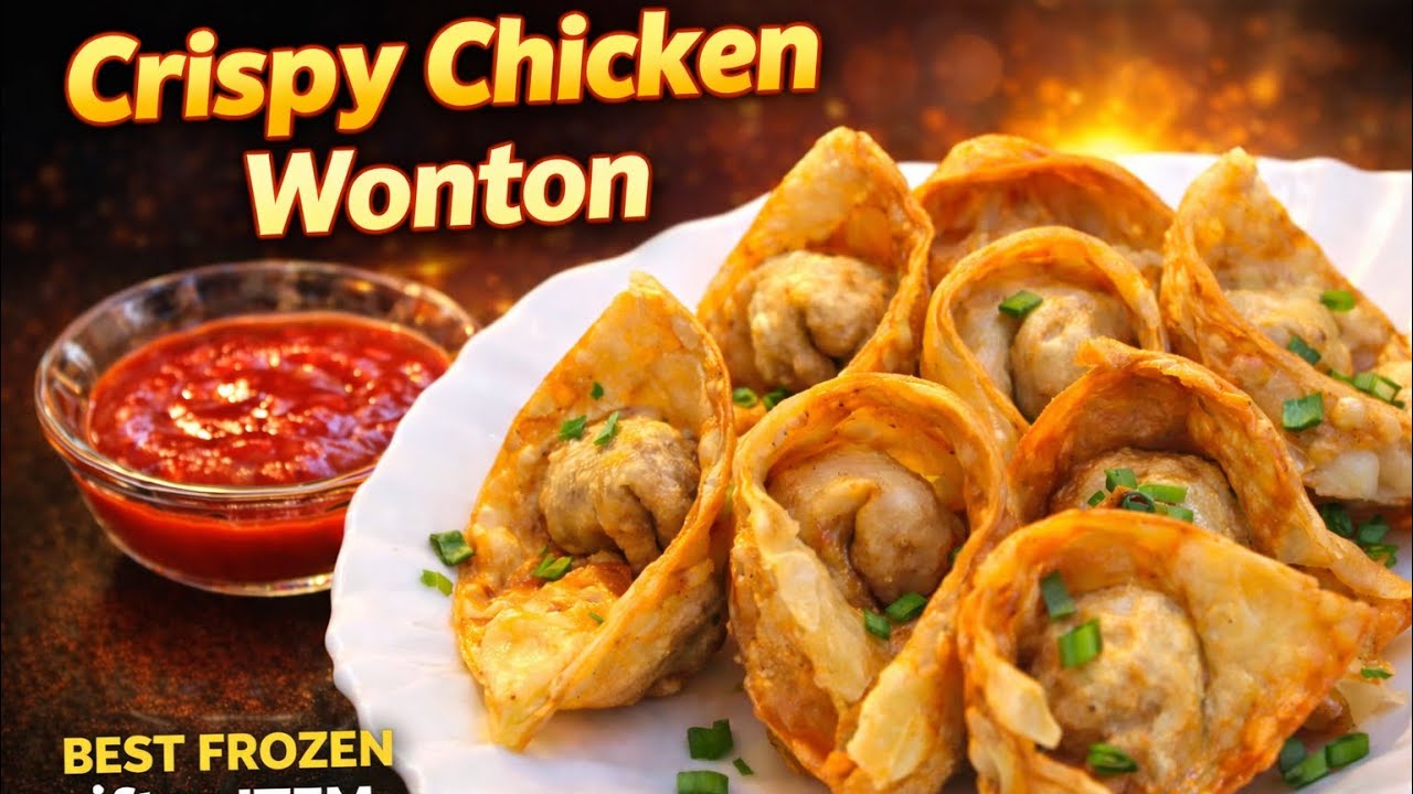 Crispy Chicken Wonton | Iftar Frozen Item | Ramadan Special Recipe