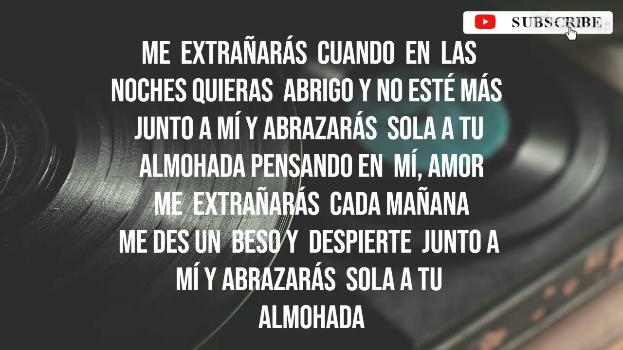 ME EXTRAÑARÁS - CARIBEÑOS DE GUADALUPE - KARAOKE