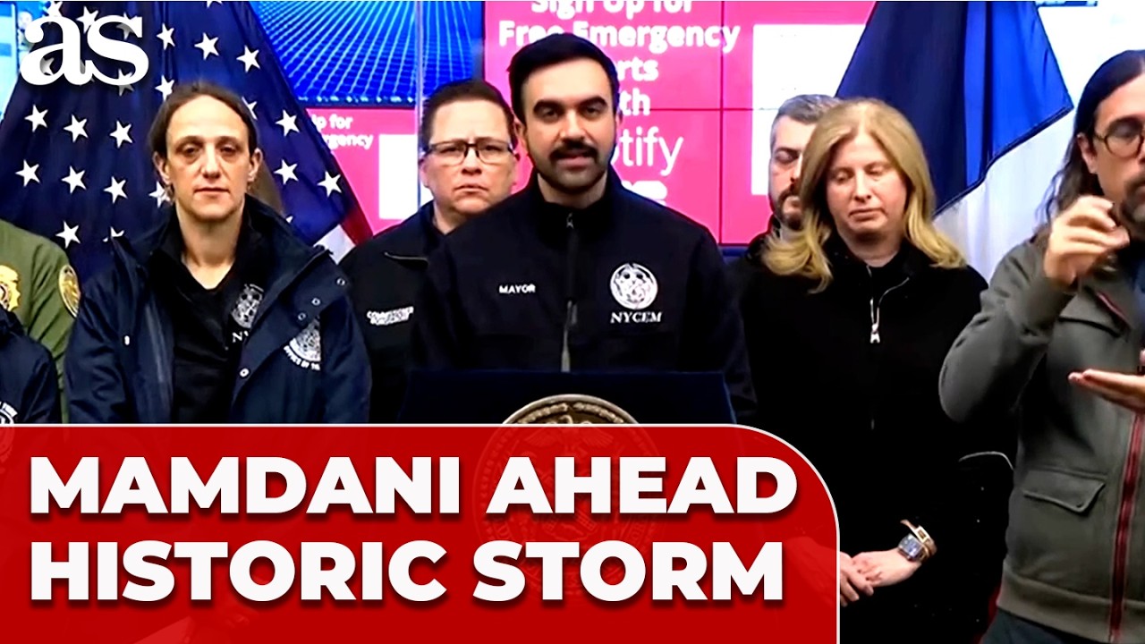 MAMDANI'S STATEMENTS ahead of a ‘NEVER SEEN BEFORE’ STORM in NEW YORK