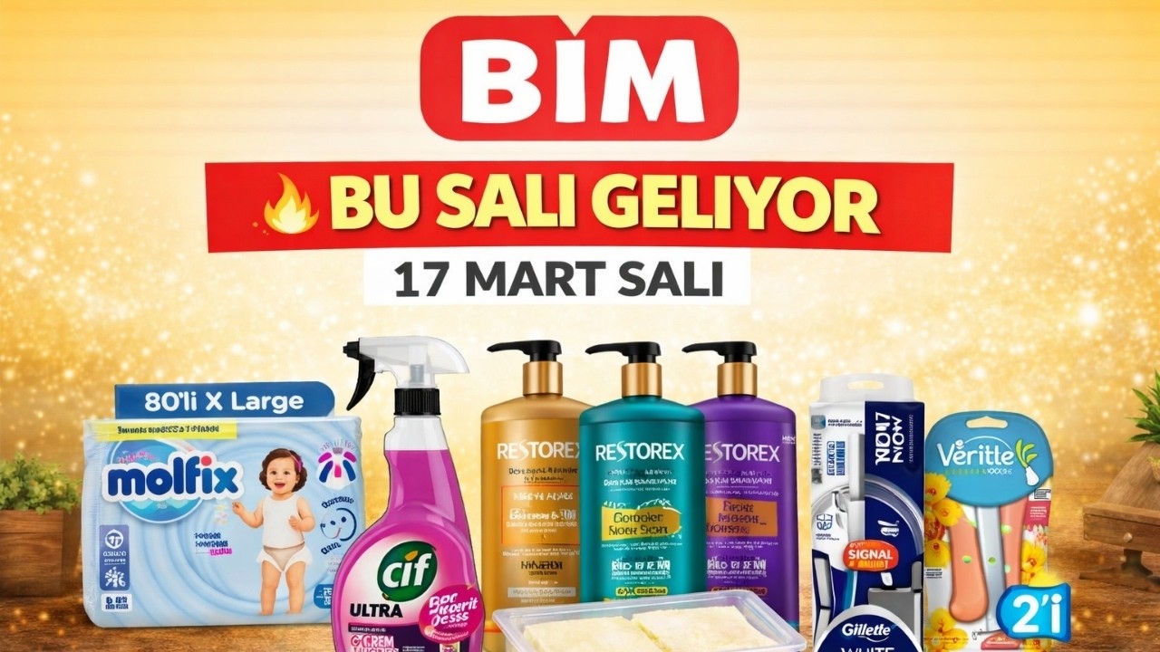 BİM Salı Aktüelinde Neler Var? | 17 Mart Gıda, Temizlik, Bakım