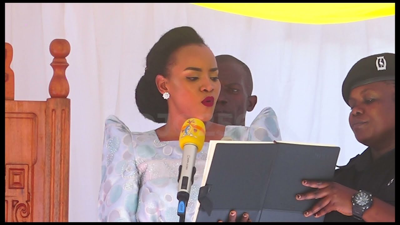 INHEBANTU'S FIRST APPEARANCE AND SPEECH AFTER THE ROYAL WEDDING.