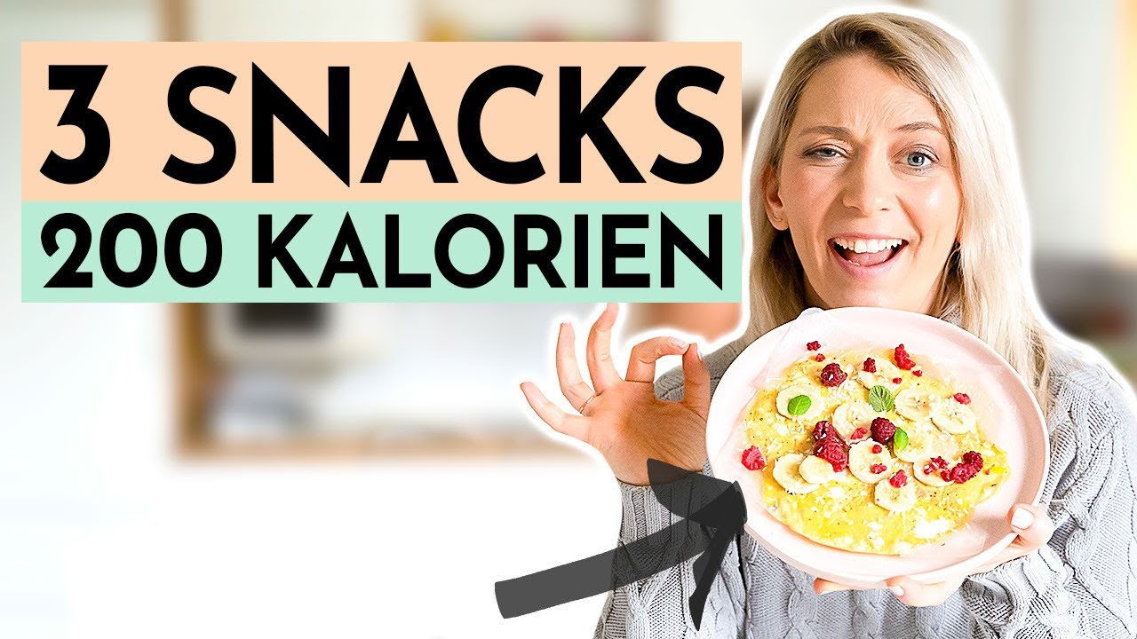 3 GESUNDE SNACKS | unter 200 Kalorien | High Protein Pudding selber machen