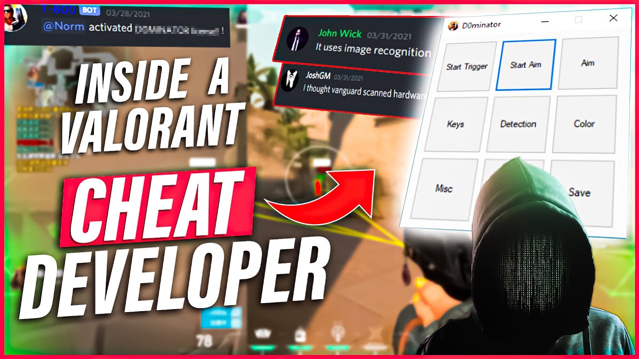 (EXPOSED!!) Valorant Competitive Hardware Cheat Developer meets Vanguards HAMMER (PART-1)