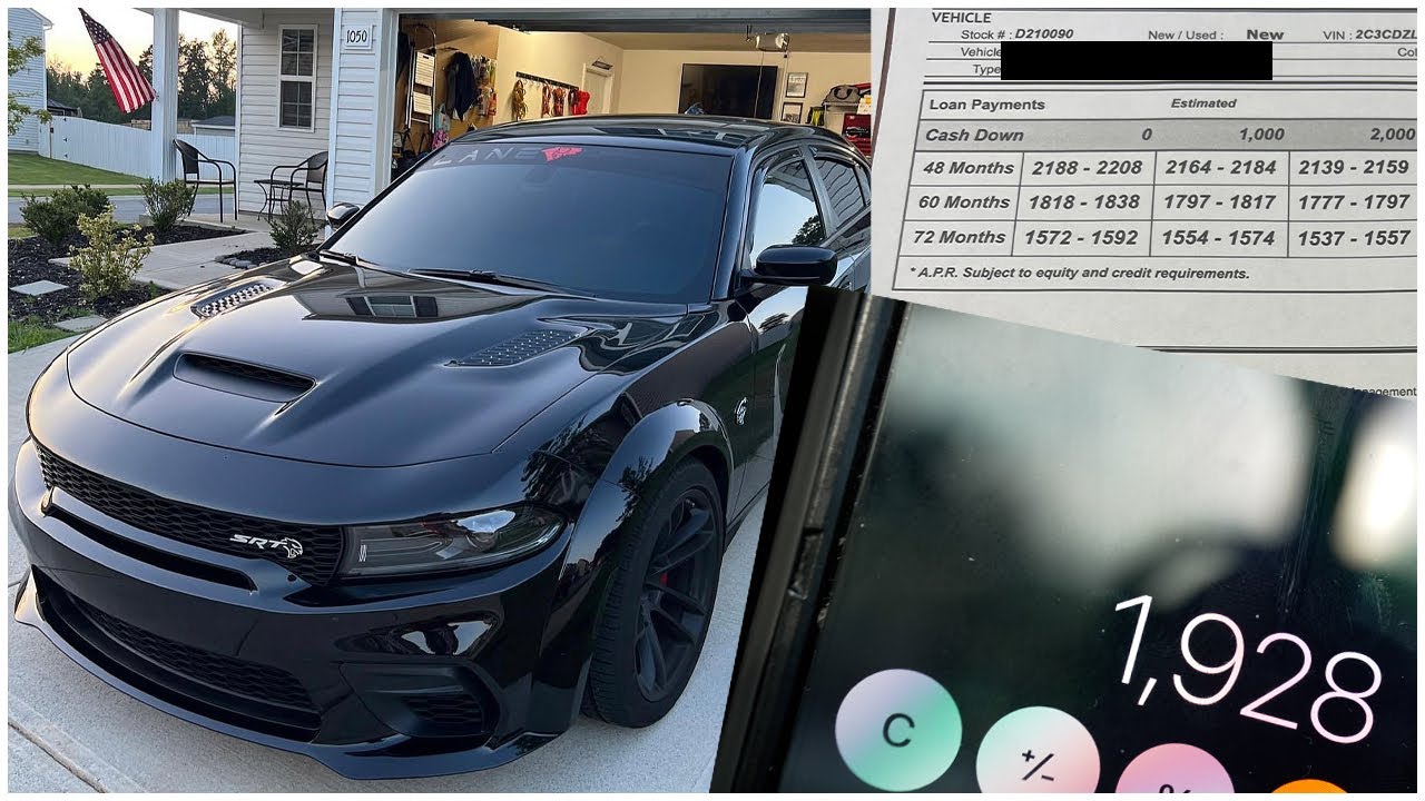 Monthly COST of Owning a NEW Hellcat Charger. $2,000/ Month for a Hellcat 🤯&hellip;