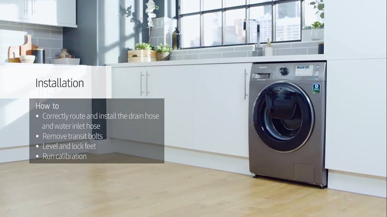 How to Install a Samsung Washing Machine