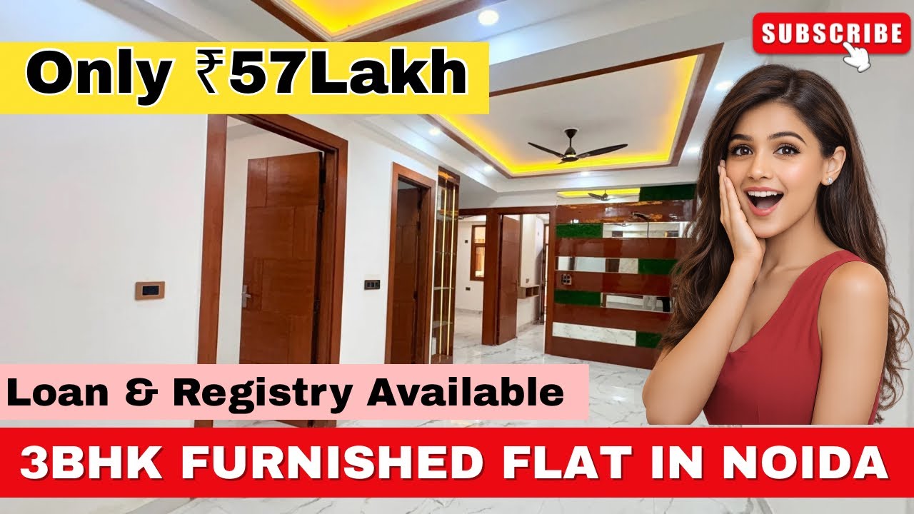 ₹57लाख😱 में 3Bhk Furnished Flat Noida | 2bhk & 3Bhk Ready Flats SAP Rise Sec-73 | Full Property Tour