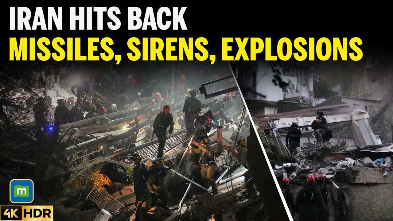Iran Pounds Israel; Sirens Blare In Haifa, Rescue Teams Comb Through Debris After Strike | N18G