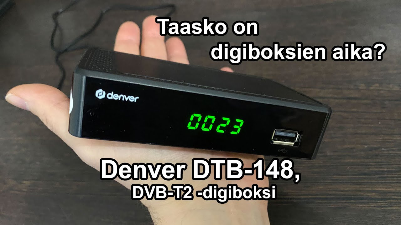 Taasko on digiboksien aika? Testissä Denver DTB-148 (DVB-T2)