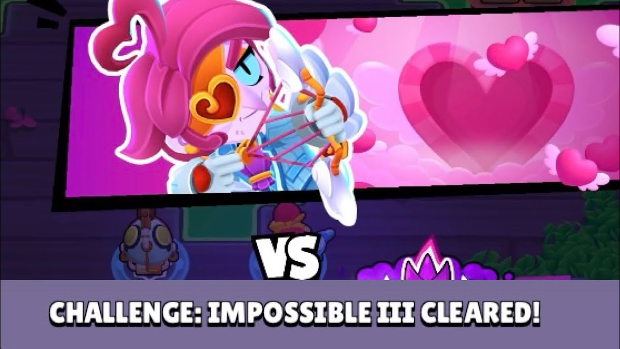 Beat Mega Brawlentine Angelo- Pretty Hard Impossible 3 #brawlstars #supercell #valentinesday 