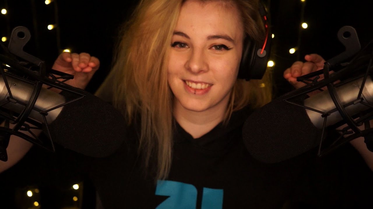 ASMR | bassy finger tapping and whispering - unpredictable, ear to ear
