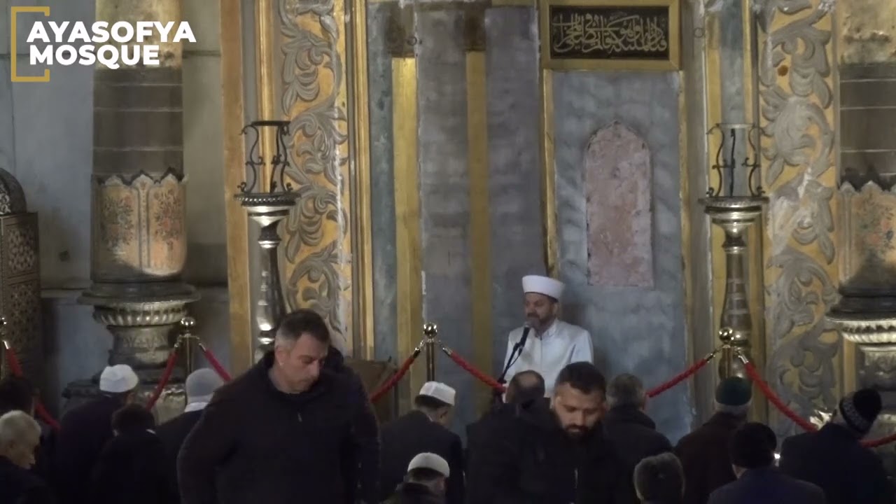 Ayasofya Camii Mihrabiyesi - Ahzab Suresi 69-73