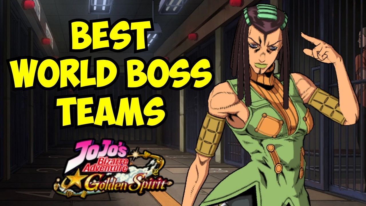 ЛУЧШИЕ команды против мировых боссов в JoJo Golden Spirit