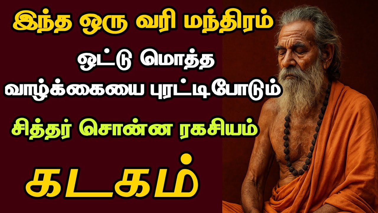 உன்னை அழிக்க நினைக்கும் உறவுகள் காப்பாற்ற வரும் குருபகவான்! கடக ராசிக்கு பஞ்சபகவான் வாக்கு |#kadagam