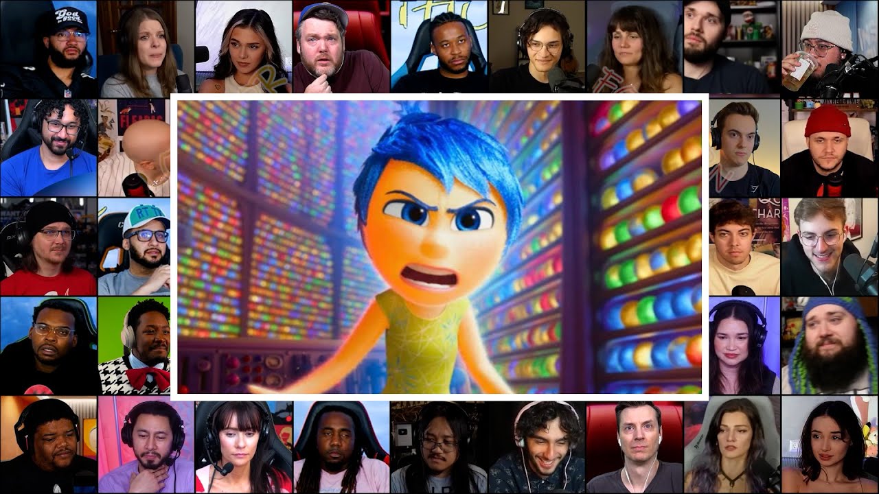 Joy gets Angry | Inside Out 2 | Reaction Mashup | #insideout2