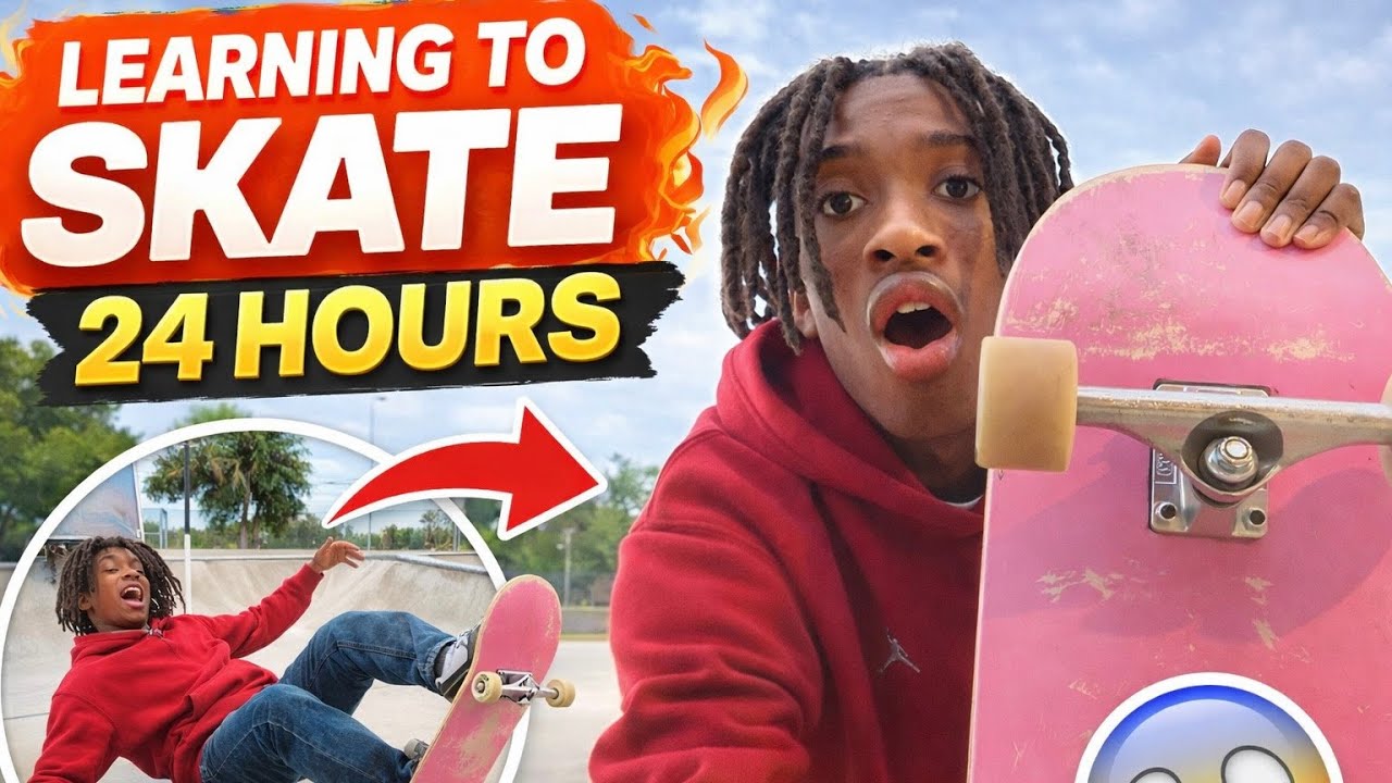 SKATEBOARDING FOR THE FIRST TIME