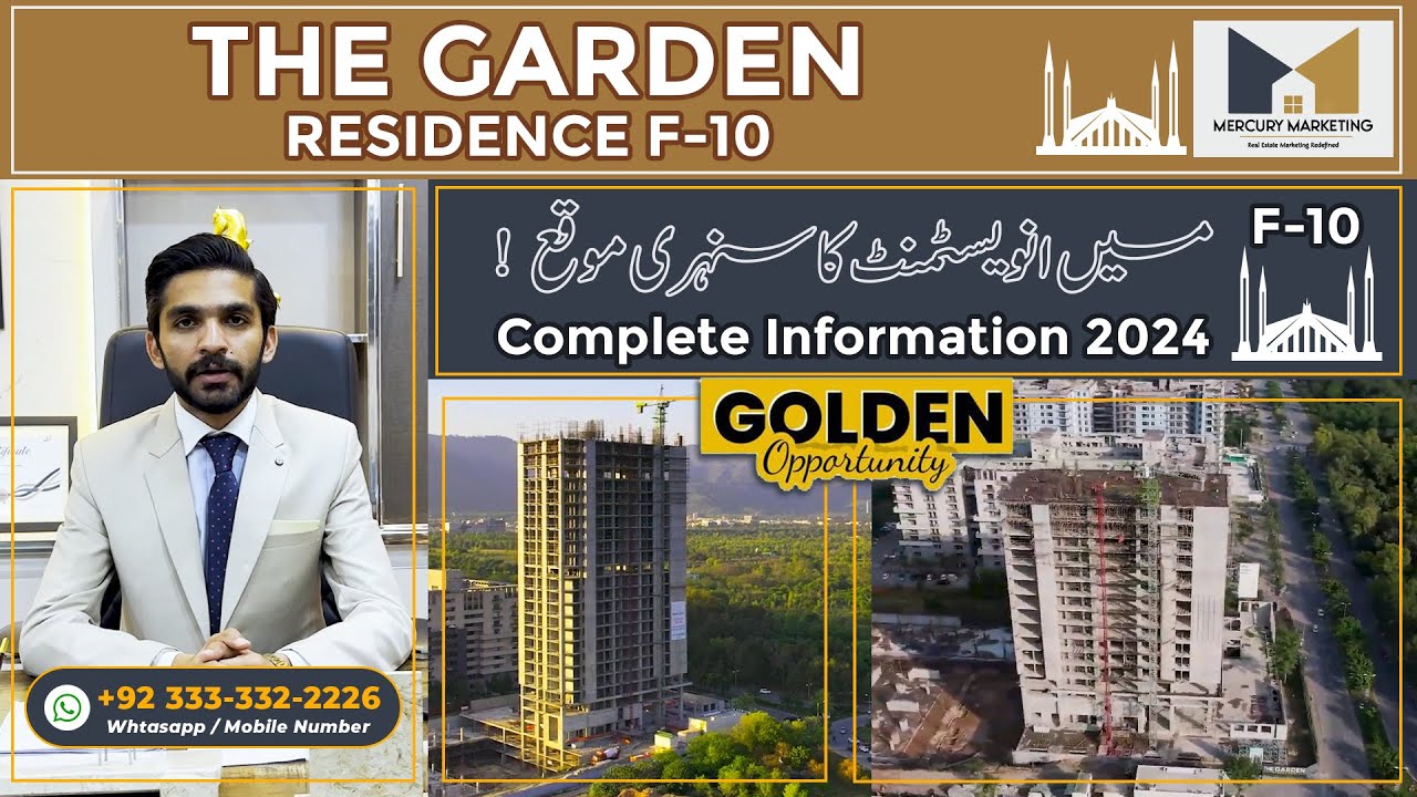 The Garden Residence F10 Islamabad | Luxury High-Rise Apartments in the Heart of Islamabad