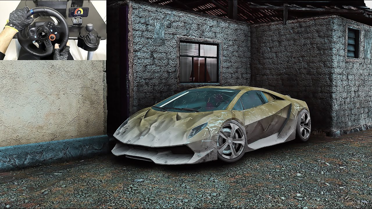 Lamborghini Sesto Elemento  LOGİTECH G29 SHİFTER STEERING WHEEL ABANDONED  #forzahorizon #abandoned