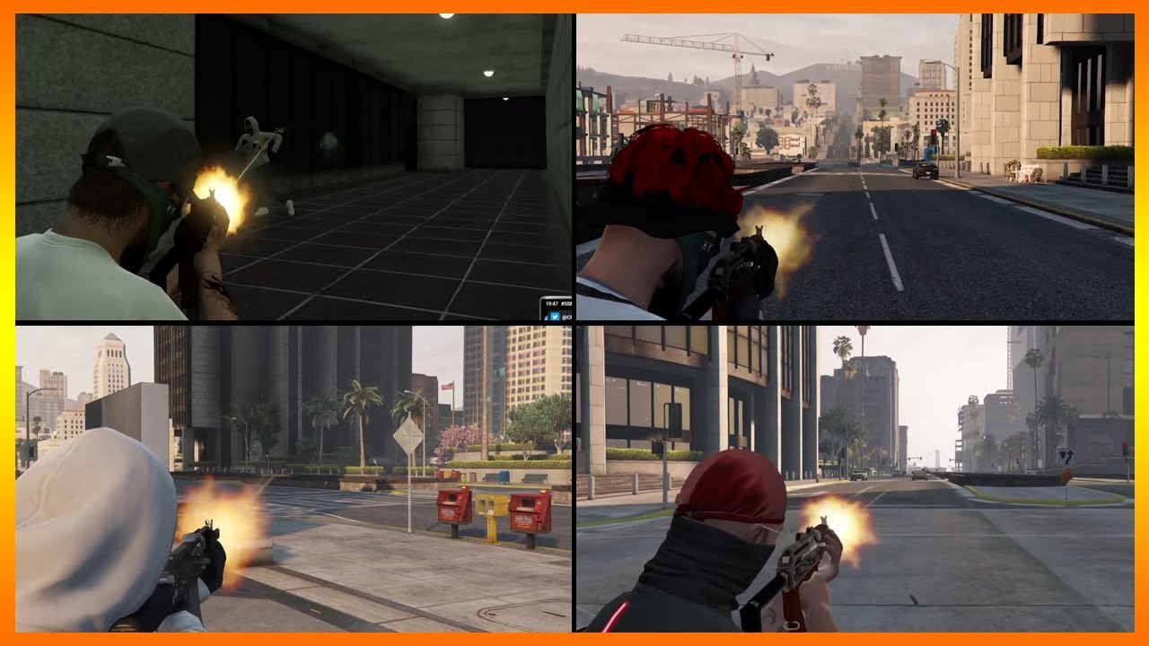 Hydra vs Gulag Gang Shootout Upper Power Street Day 4 WAR (multiple pov) | Nopixel GTA RP