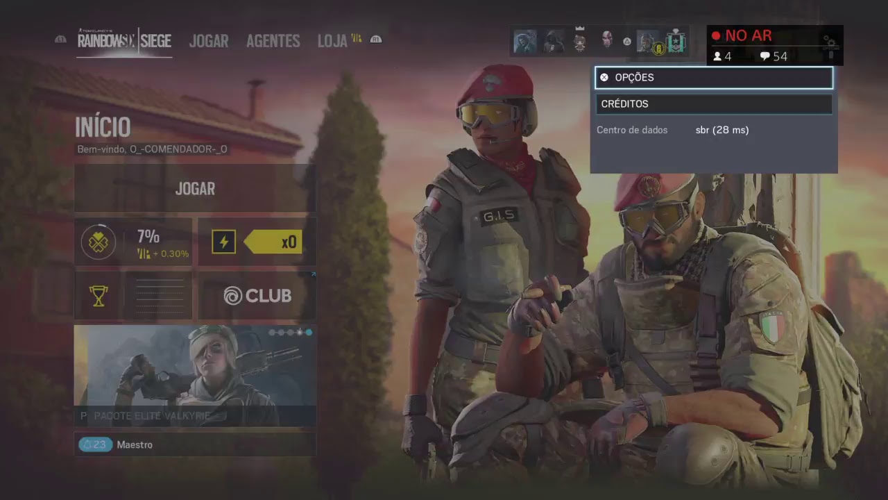 Live PS4-R6 Volta das Lives