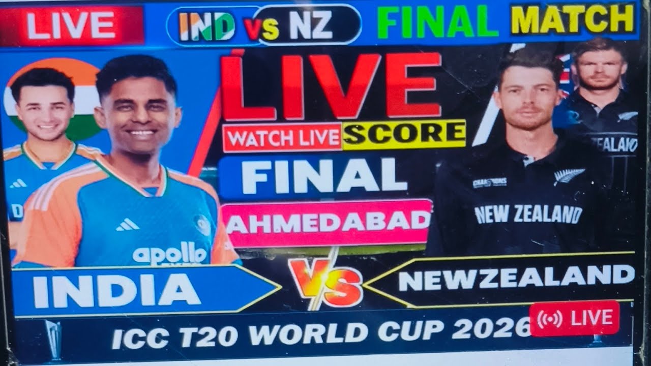 India vs newzealand live match