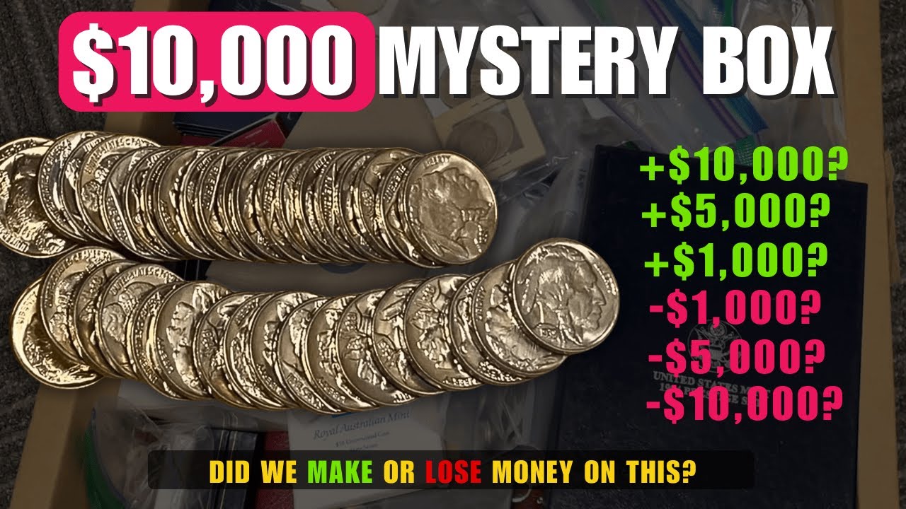 $10,000 Rare Coin & Silver MYSTERY BOX! Profit or Loss??