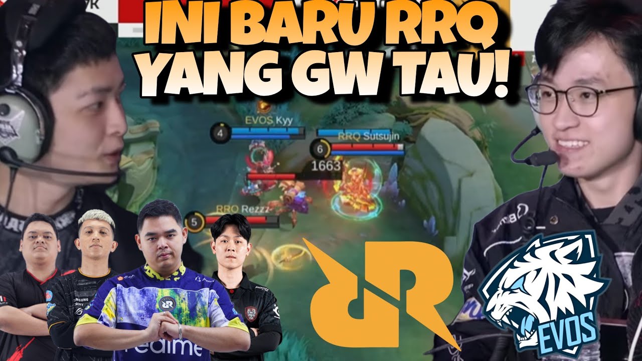 BIG MATCH DIMULAI WOI !! SUTSUJIN DIMAINKAN !! RRQ VS EVOS MATCH 1 - MPL S16