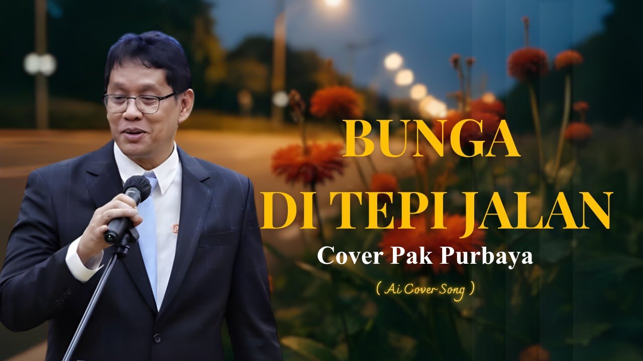 Bunga Ditepi Jalan Cover Pak Purbaya - Pop Rock Ballad Nostalgia ( Ai Cover Song )