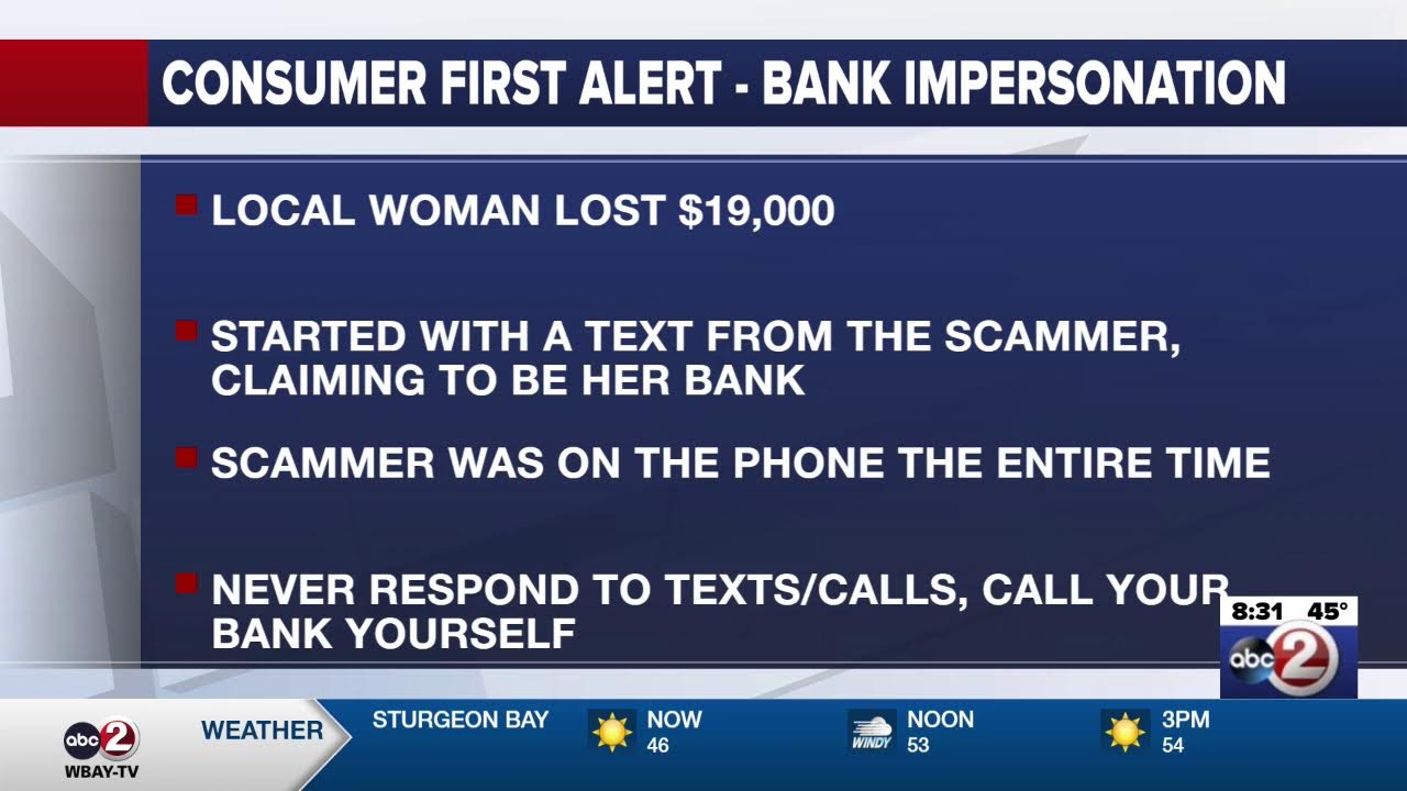 BANK IMPERSONATION SCAM