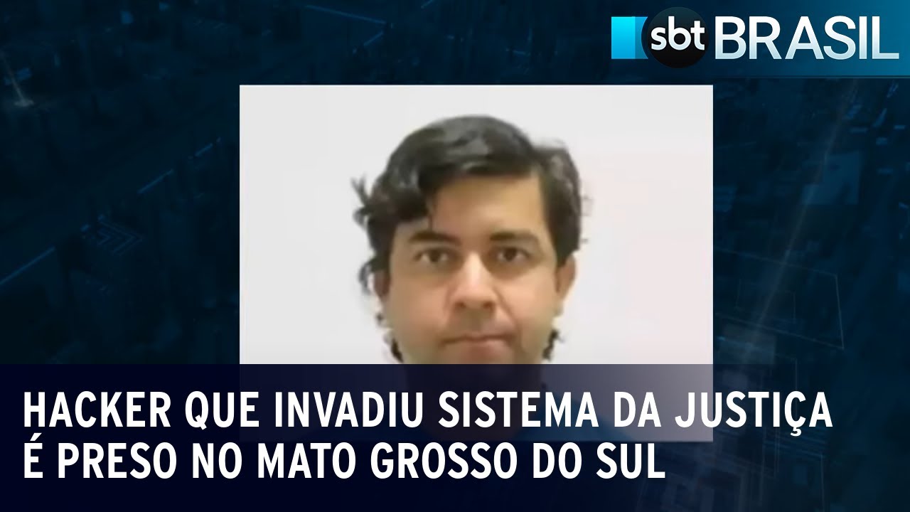 Hacker que alterou sentenças para evitar condenações é preso pela PF | SBT Brasil (18/09/23)
