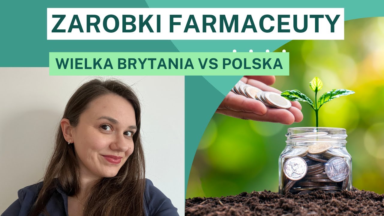 Ile ZARABIA farmaceuta w Wielkiej Brytanii i w Polsce? Zarobki w APTECE